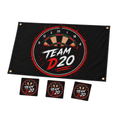 Starterset Team D20 (Flagge + 15 Sticker)