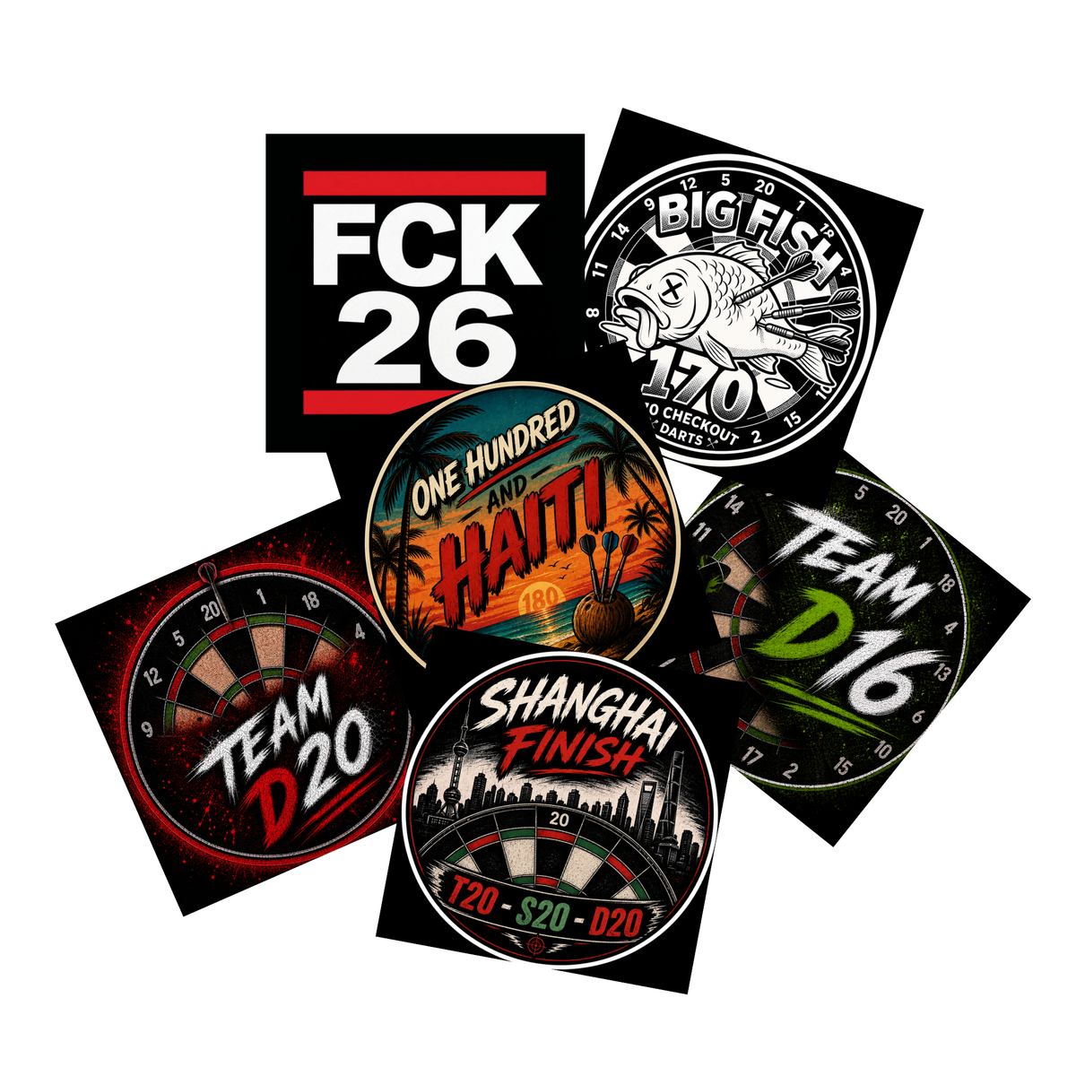 Sticker MEGA-Set (6x15 Sticker)