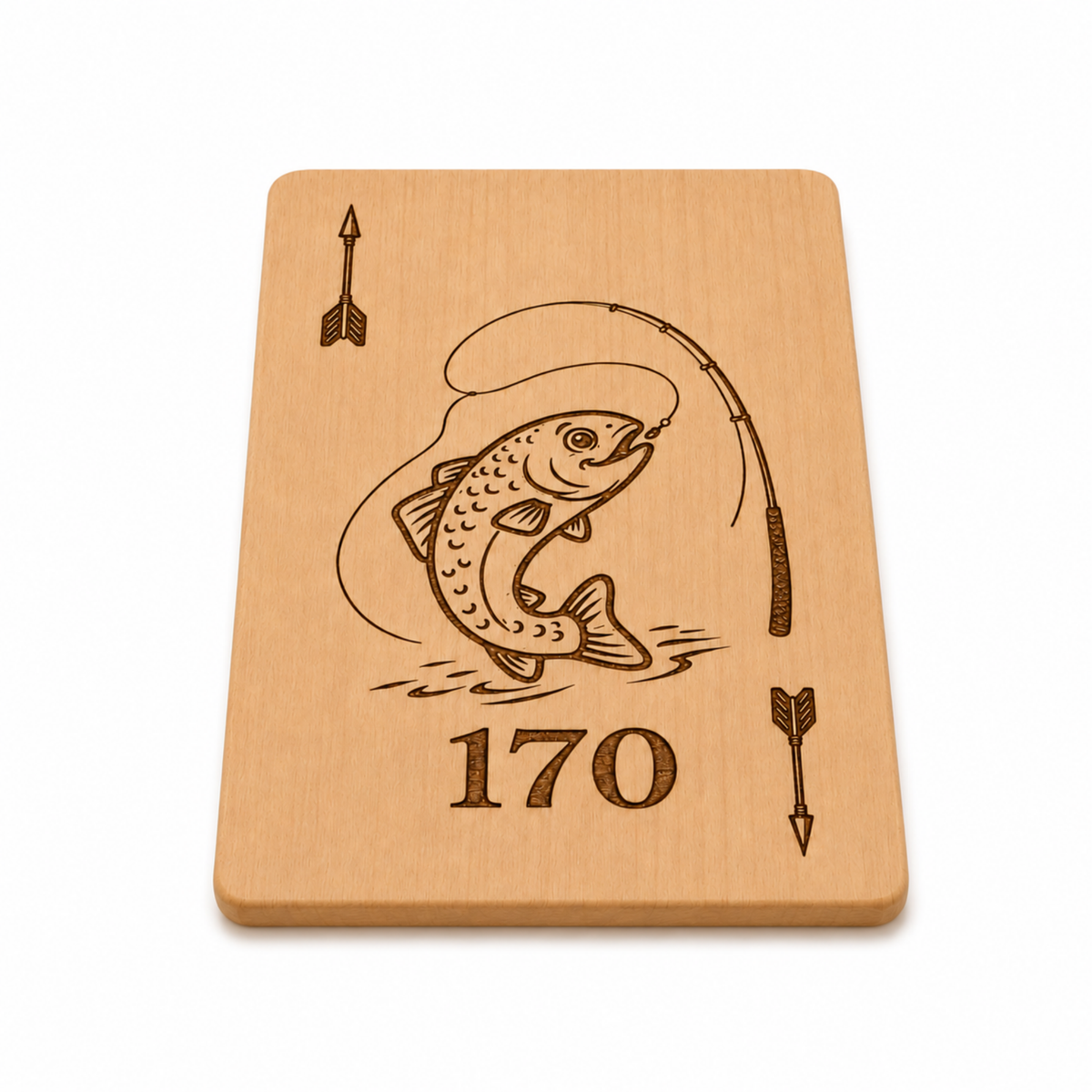 Schneidebrett "Big Fish" + Gratis Sticker-Set