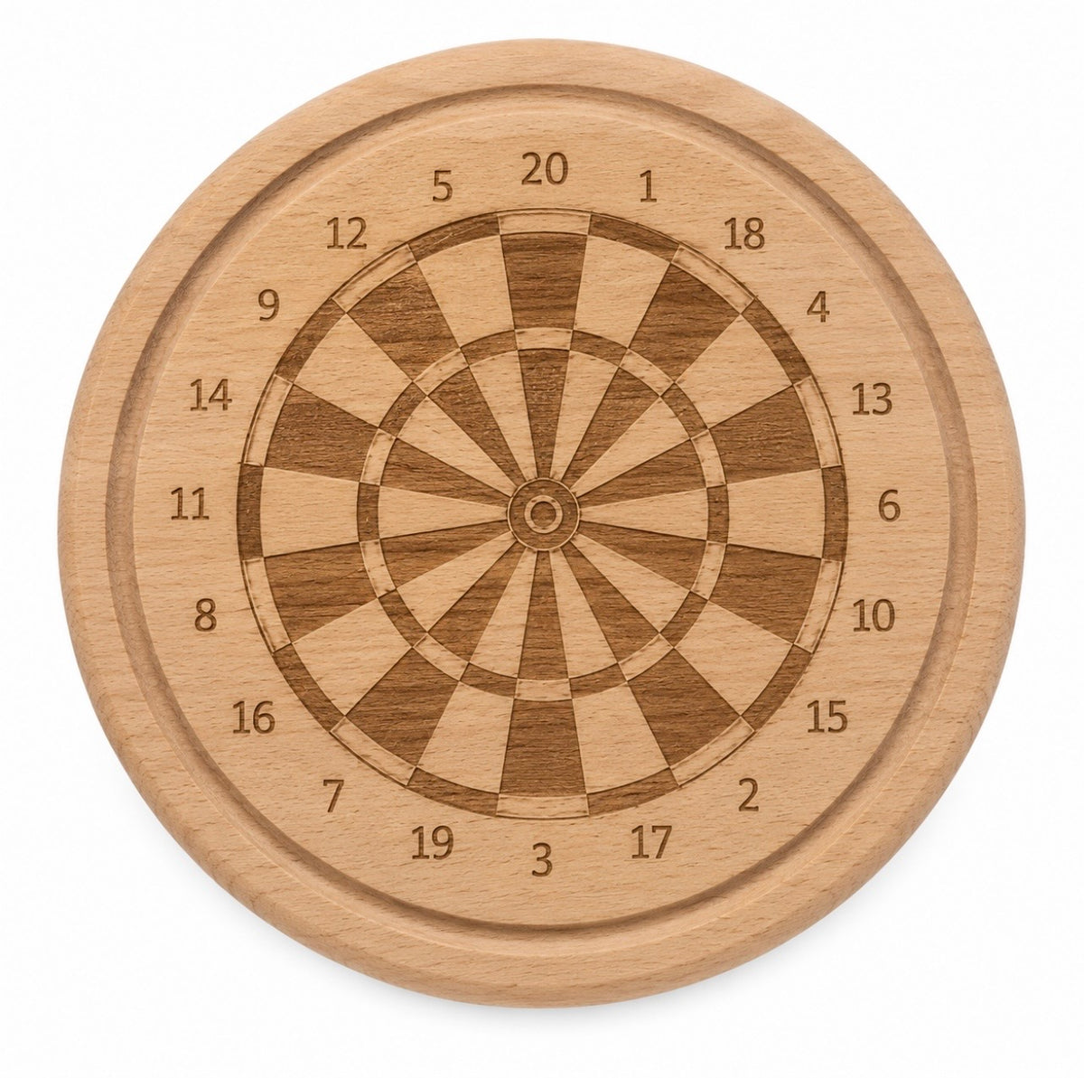 Schneidebrett "Dartsscheibe" + Gratis Sticker-Set