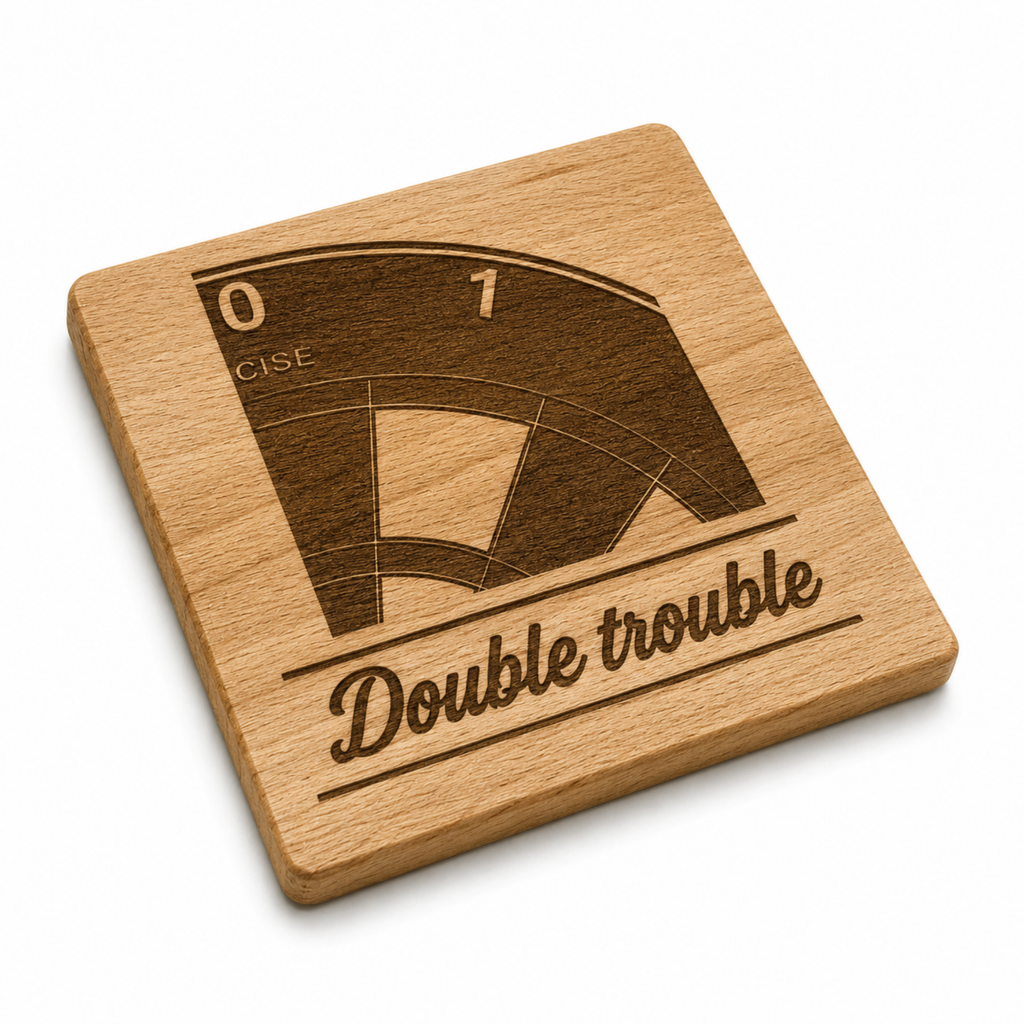 Untersetzer "Double Trouble"