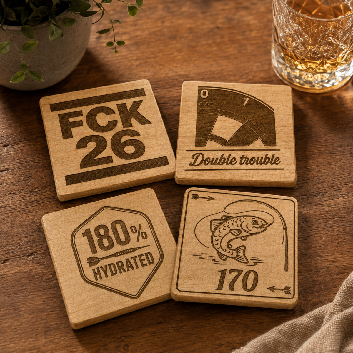 Untersetzer Set (4 Stück)